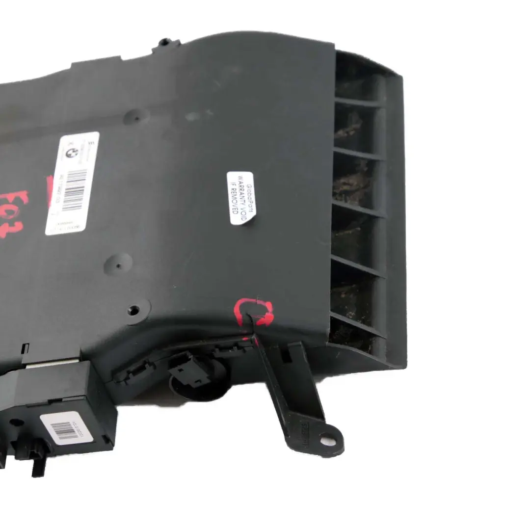 BMW F07 GT Calefactor Auxiliar 4-Zonas Derecha Conducto de Aire Canal - SKU 9217992 - Número de pieza 9217992