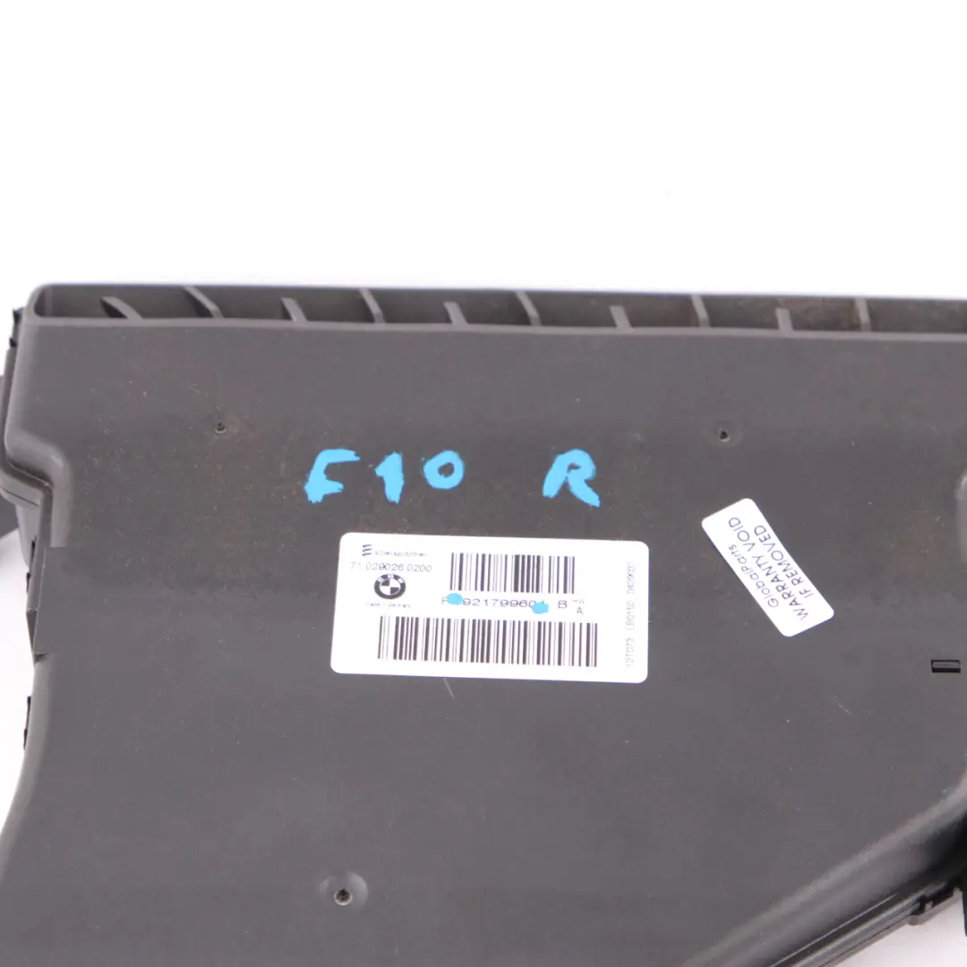 BMW F10 F11 Calentador Auxiliar Eléctrico Derecho Canal de Aire Soplador - SKU 9217996 - Número de pieza 9217996
