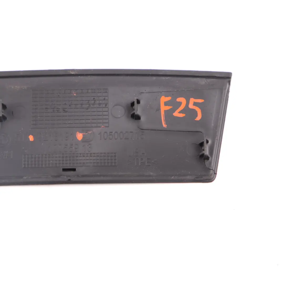 BMW X3 F25 Centre Console Rubber Storage Oddments Tray Insert Mat Rear - SKU 9218191 - Part number 9218191