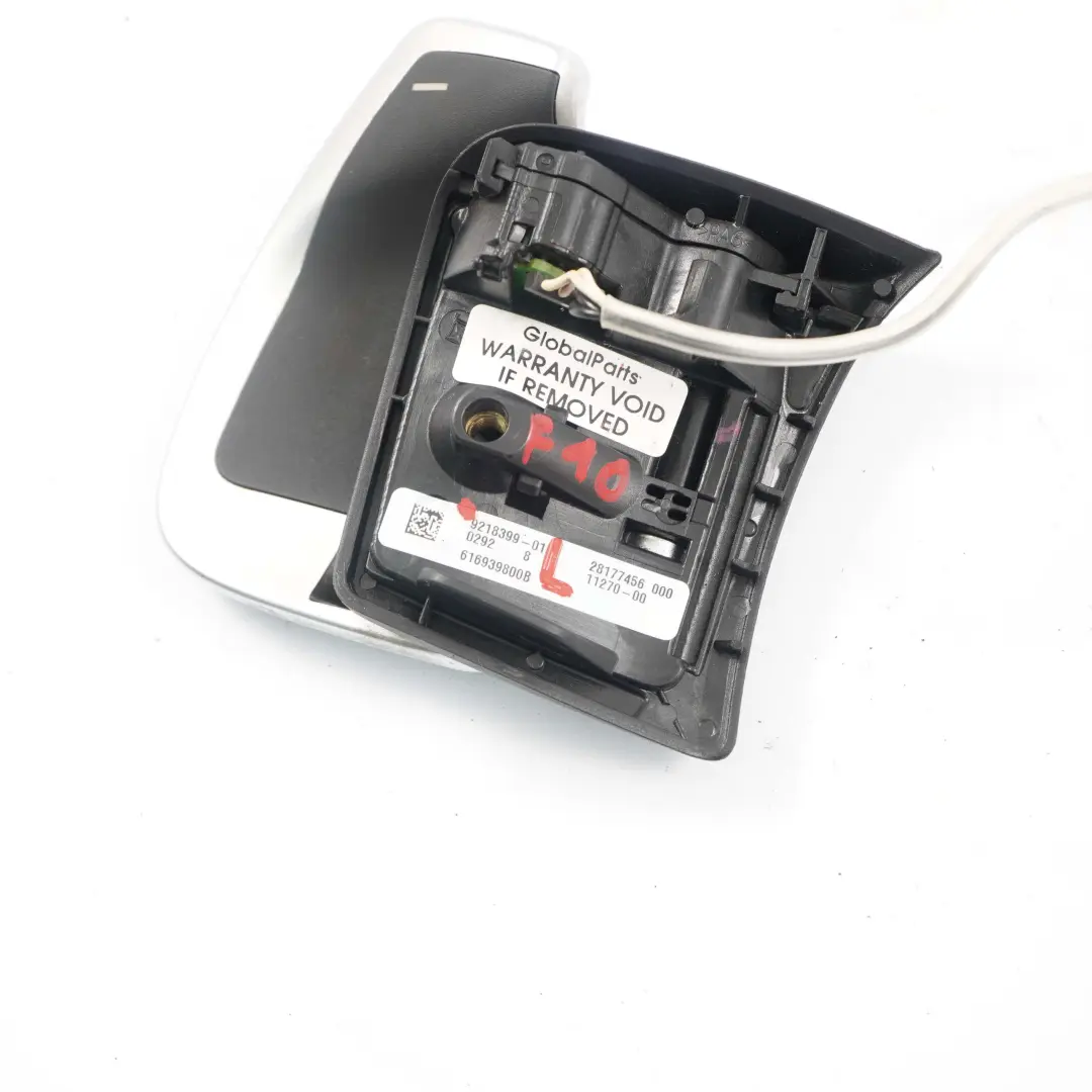 Caja de cambios automatica Palanca Volante Izquierda Marcha para BMW F10 F11 con número de pieza 9218399 BMW F10 F11 Caja de cambios automatica Palanca Volante Izquierda Marcha - SKU 9218399 - Número de pieza 9218399