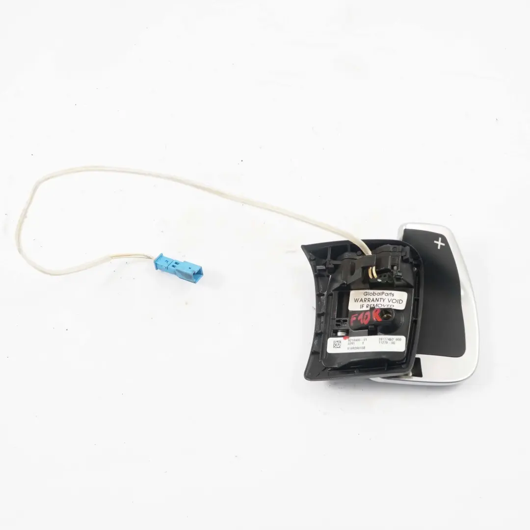 Gearbox Shift Paddle Steering Wheel Right O/S Higher Gear to BMW F10 F11 Automatic with Part number 9218400 BMW F10 F11 Automatic Gearbox Shift Paddle Steering Wheel Right O/S Higher Gear - SKU 9218400 - Part number 9218400