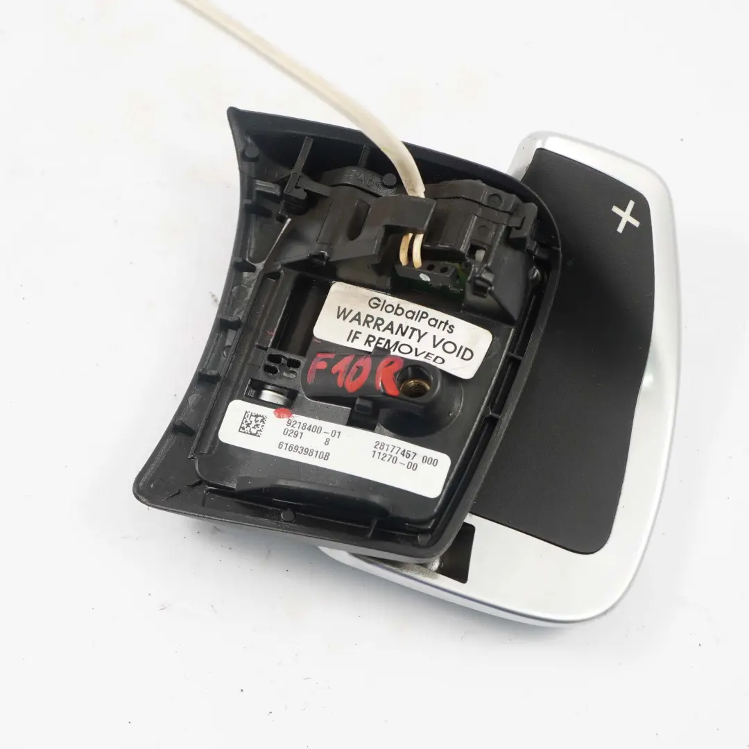 Gearbox Shift Paddle Steering Wheel Right O/S Higher Gear to BMW F10 F11 Automatic with Part number 9218400 BMW F10 F11 Automatic Gearbox Shift Paddle Steering Wheel Right O/S Higher Gear - SKU 9218400 - Part number 9218400