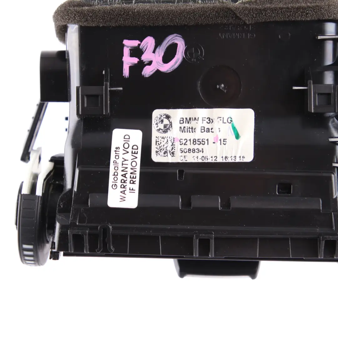 Dashboard Vent BMW F30 F31 F32 Fresh Air Grille Front Centre Switch to with Part number 9218551 Dashboard Vent BMW F30 F31 F32 Fresh Air Grille Front Centre Switch - SKU 9218551 - Part number 9218551