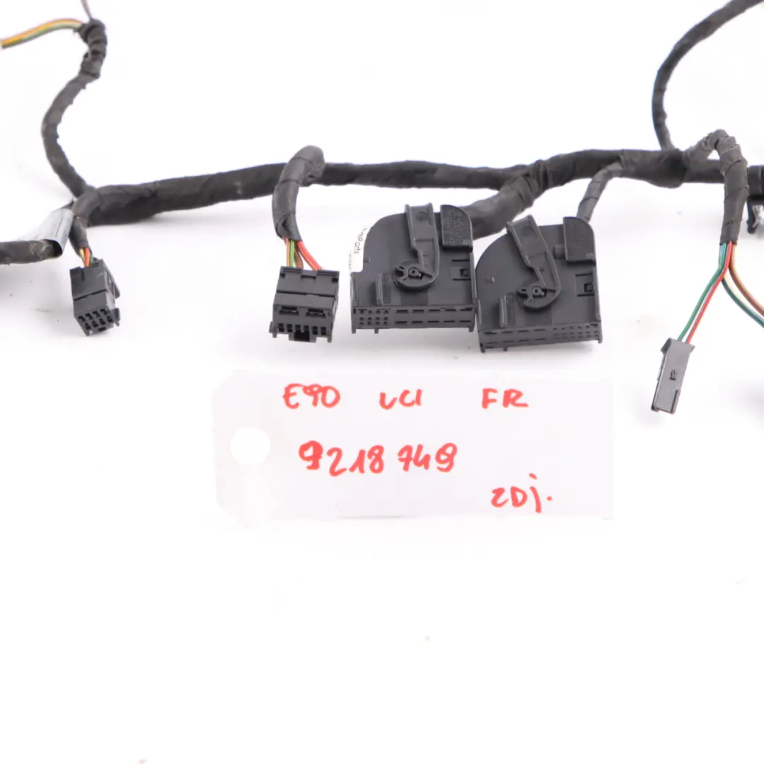 Wiring BMW E87 E90 Front Driver Seat Memory Loom Harness Cable to Seat with Part number 9218749 Seat Wiring BMW E87 E90 Front Driver Seat Memory Loom Harness Cable - SKU 9218749 - Part number 9218749