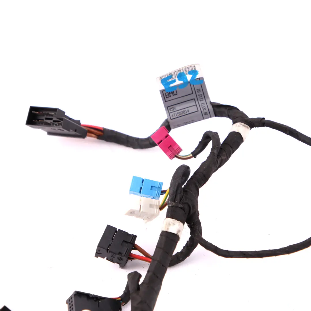 Front Left Seat Wiring Loom Harness Cable 6943541 to BMW 1 3 E81 E82 E88 E92 LCI with Part number 9219007 BMW 1 3 E81 E82 E88 E92 LCI Front Left Seat Wiring Loom Harness Cable 6943541 - SKU 9219007 - Part number 9219007