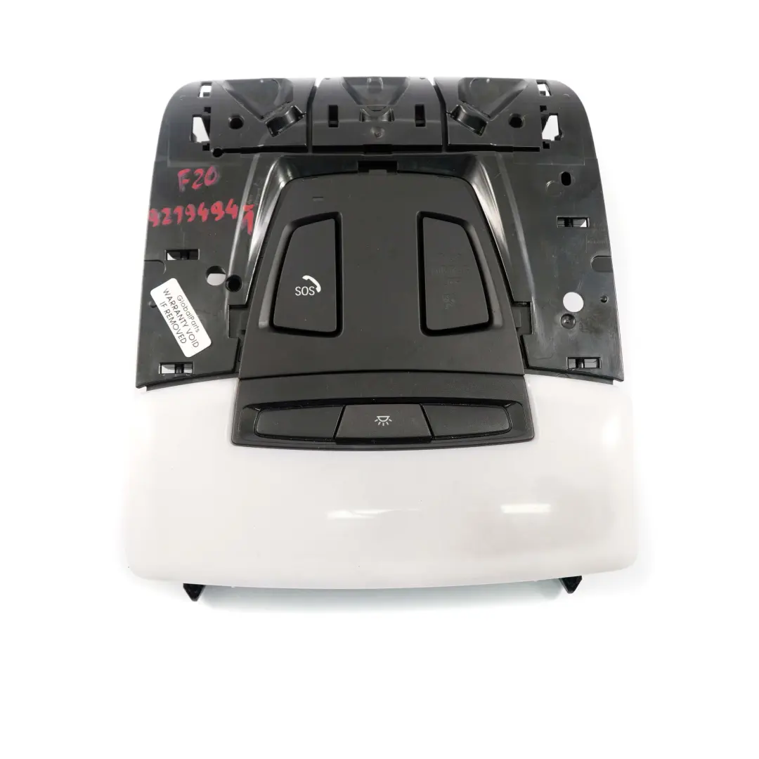 BMW 1 2 Series F20 F21 F22 2 Switch Unit Roof Light Control Headliner Module - SKU 9219494-2 - Part number 9219494