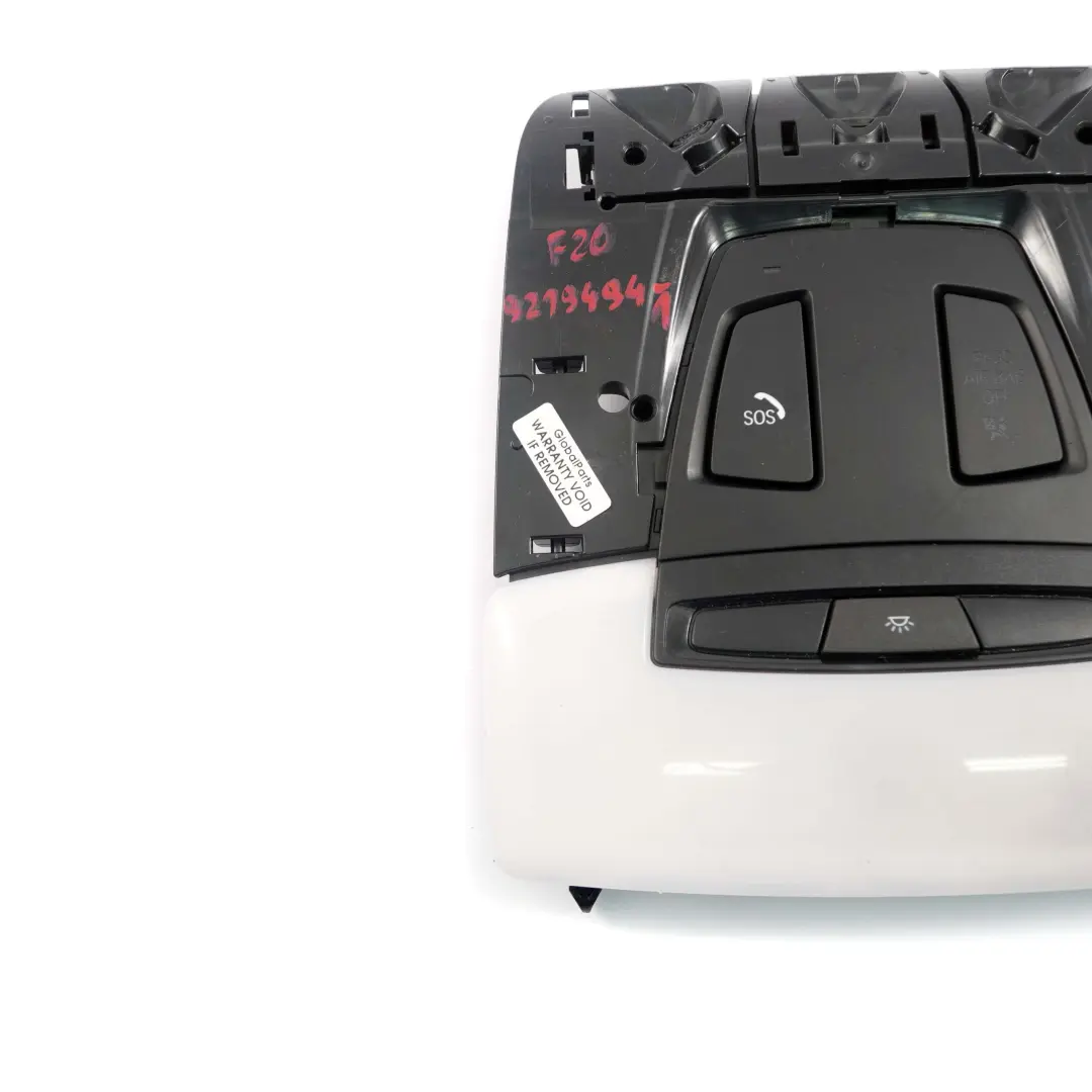 Unidad De Interruptor Techo Luz Control Headliner Modulo para BMW F20 F21 F22 2 con número de pieza 9219494 BMW F20 F21 F22 2 Unidad De Interruptor Techo Luz Control Headliner Modulo - SKU 9219494-2 - Número de pieza 9219494