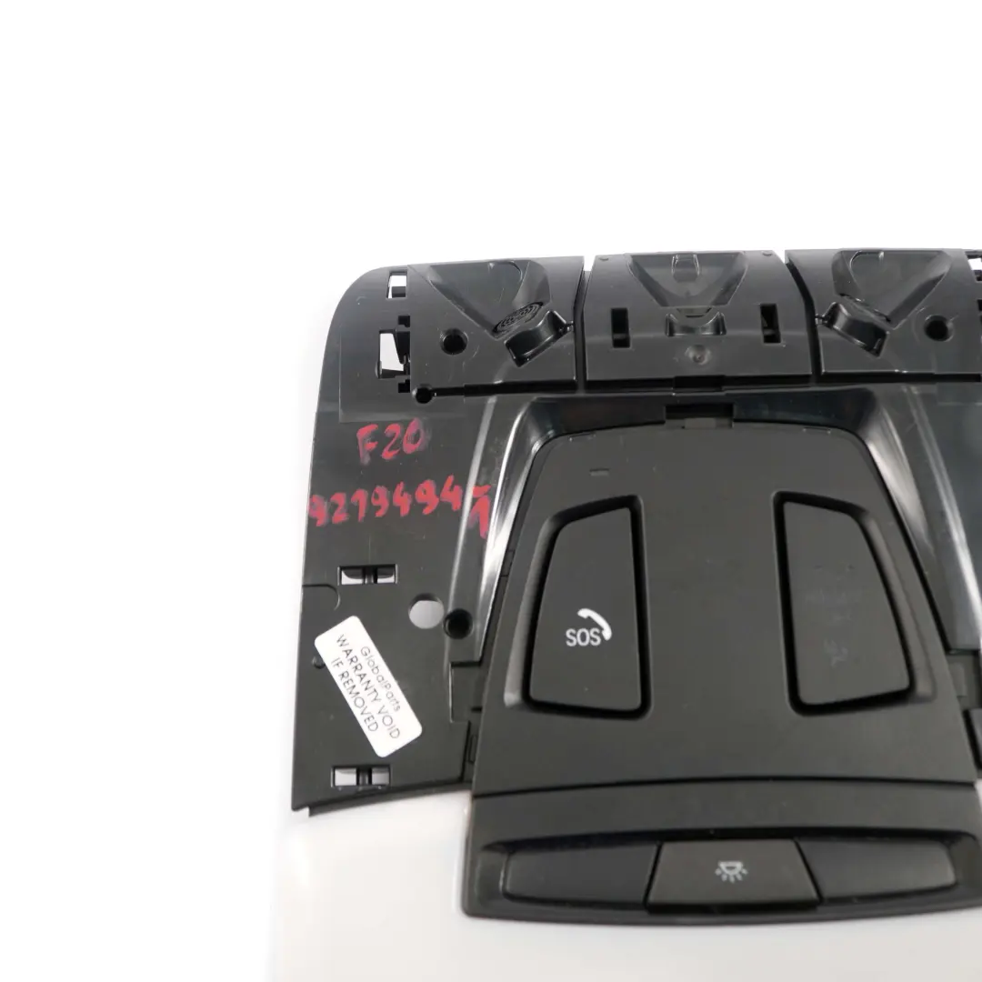 BMW 1 2 Series F20 F21 F22 2 Switch Unit Roof Light Control Headliner Module - SKU 9219494-2 - Part number 9219494