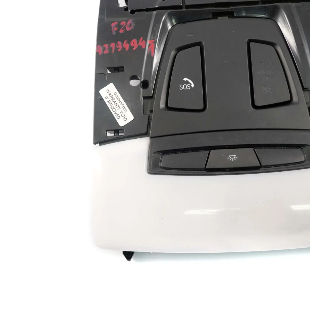 BMW 1 2 Series F20 F21 F22 2 Switch Unit Roof Light Control Headliner Module - SKU 9219494-2 - Part number 9219494
