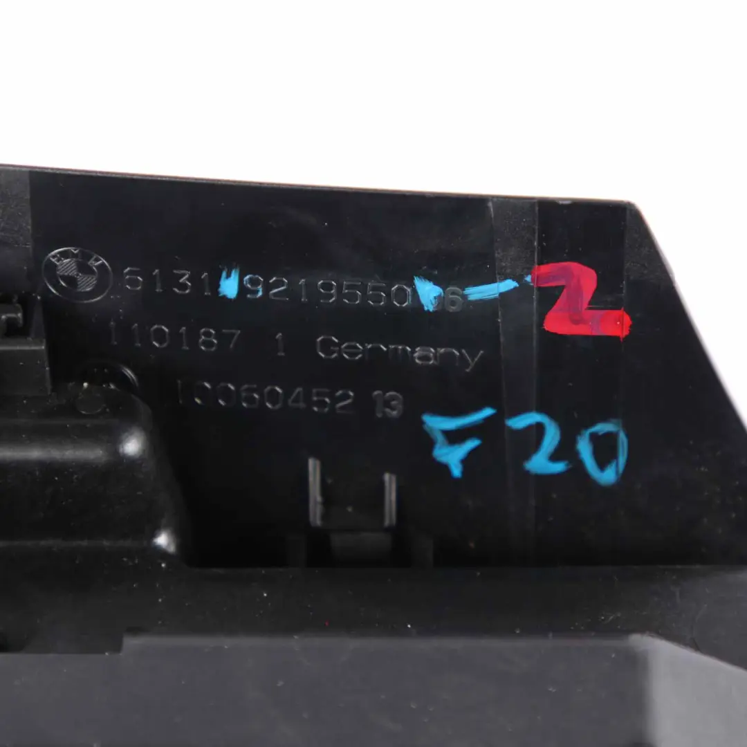 BMW F20 F21 F30 F31 Tapa columna dirección Panel embellecedor inferior - SKU 9219550 - Número de pieza 9219550
