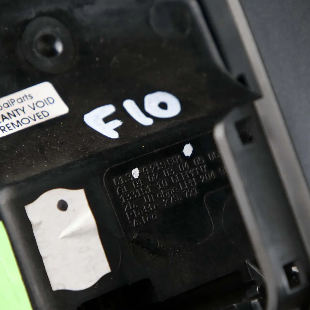BMW F10 F11 Lenksäulenverkleidung Abdeckung Schwarz - SKU 9219804 - Teilenummer 9219804
