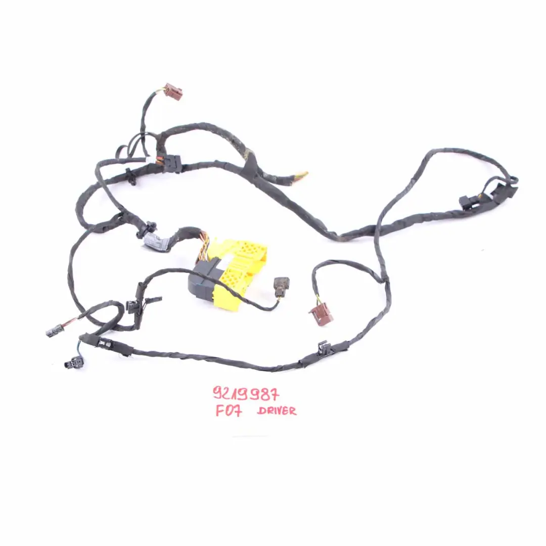Wiring Loom BMW F01 F07 F10 F11 Cable Seat Driver's Side Set to with Part number 9219987 Wiring Loom BMW F01 F07 F10 F11 Cable Seat Driver's Side Set - SKU 9219987 - Part number 9219987
