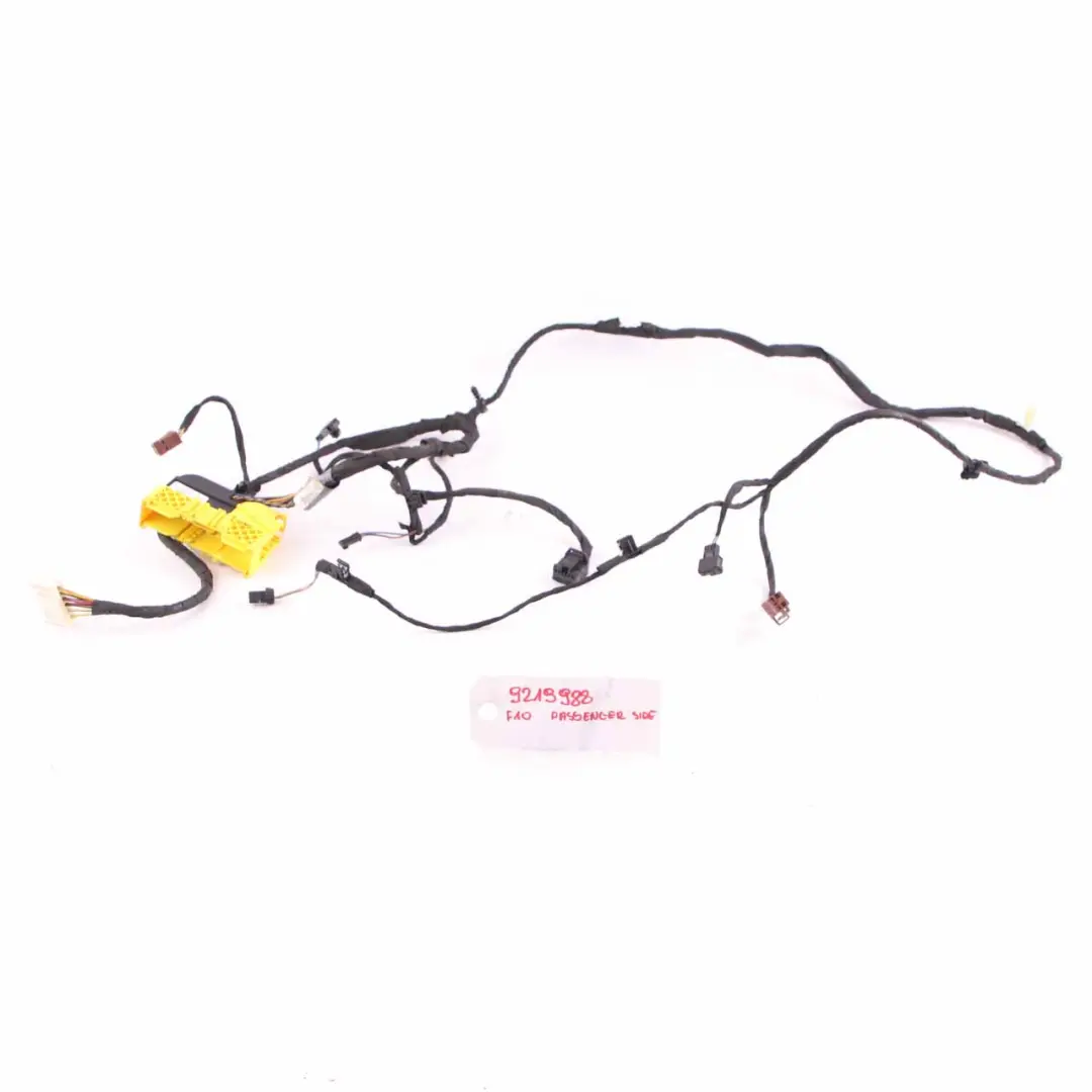 Seat Wiring BMW F07 F10 Front Passenger Seat Wiring Loom Harness Cable - SKU 9219988 - Part number 9219988