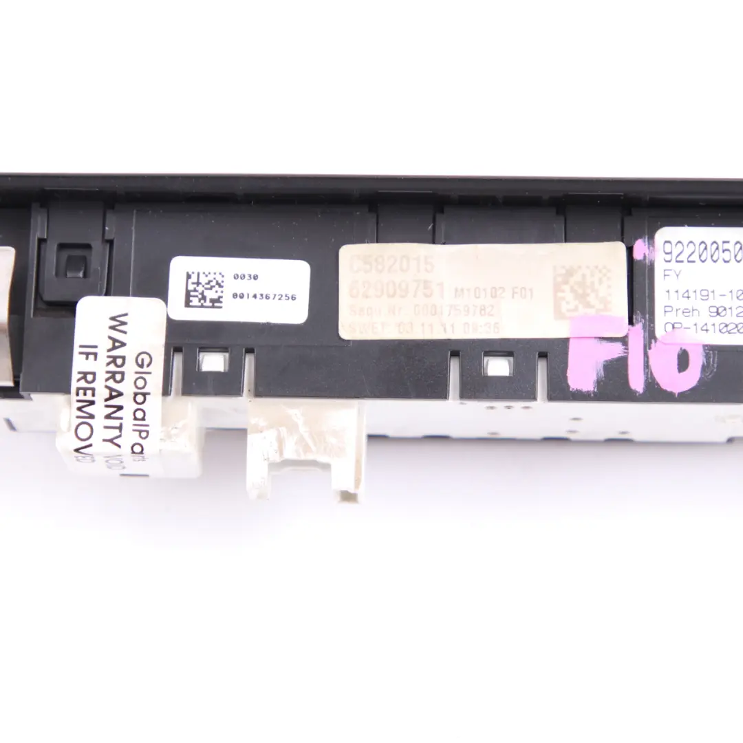 Interruttore controllo sistema assistenza alla guida Pulsante per BMW F10 F11 F12 con numero di parte 9220050 BMW F10 F11 F12 Interruttore controllo sistema assistenza alla guida Pulsante - SKU 9220050 - Numero di parte 9220050