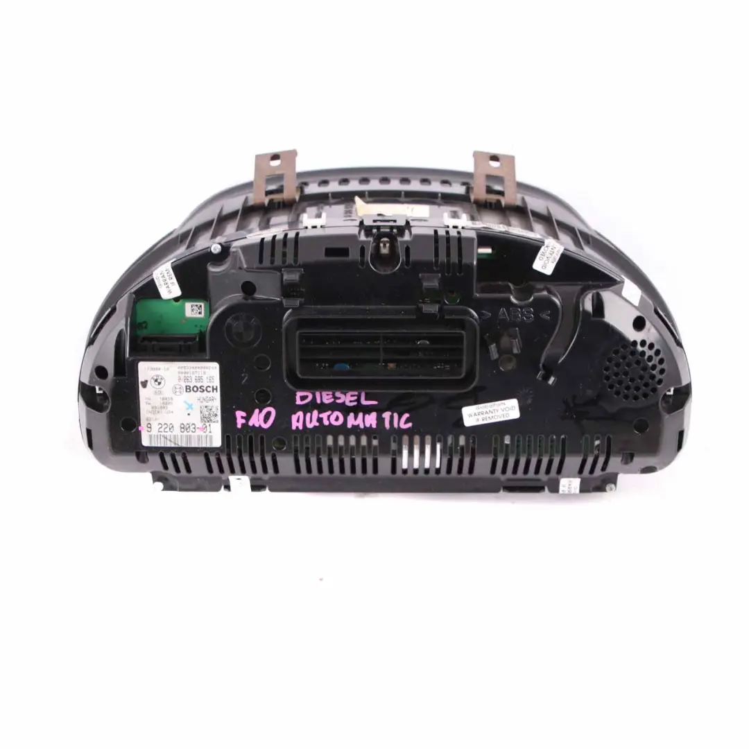 BMW 5 7 F01 F07 GT F10 Diesel Instrument Cluster Speedo Clocks Automatic - SKU 9220803 - Part number 9220803