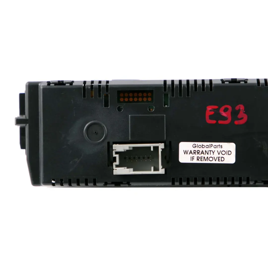 Heater Air Conditioning A/C Control Panel 9221854 to BMW 3 E92 E93 LCI Automatic with Part number 9292264 BMW 3 E92 E93 LCI Automatic Heater Air Conditioning A/C Control Panel 9221854 - SKU 9221854-1 - Part number 9292264