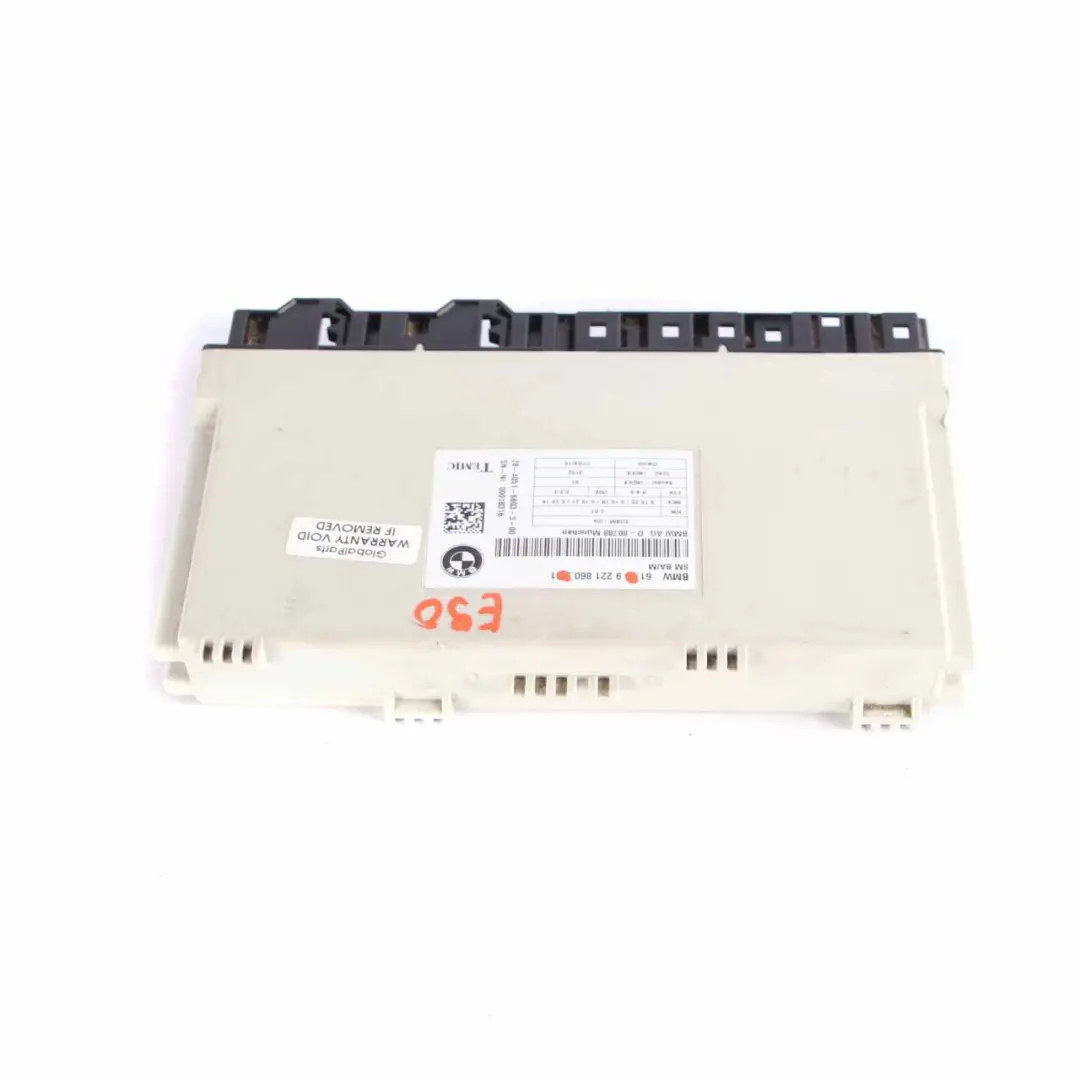 Module BMW E90 E91 E93 LCI Front Left Right N/O/S Control Unit ECU to Seat with Part number 9221860 Seat Module BMW E90 E91 E93 LCI Front Left Right N/O/S Control Unit ECU - SKU 9221860 - Part number 9221860
