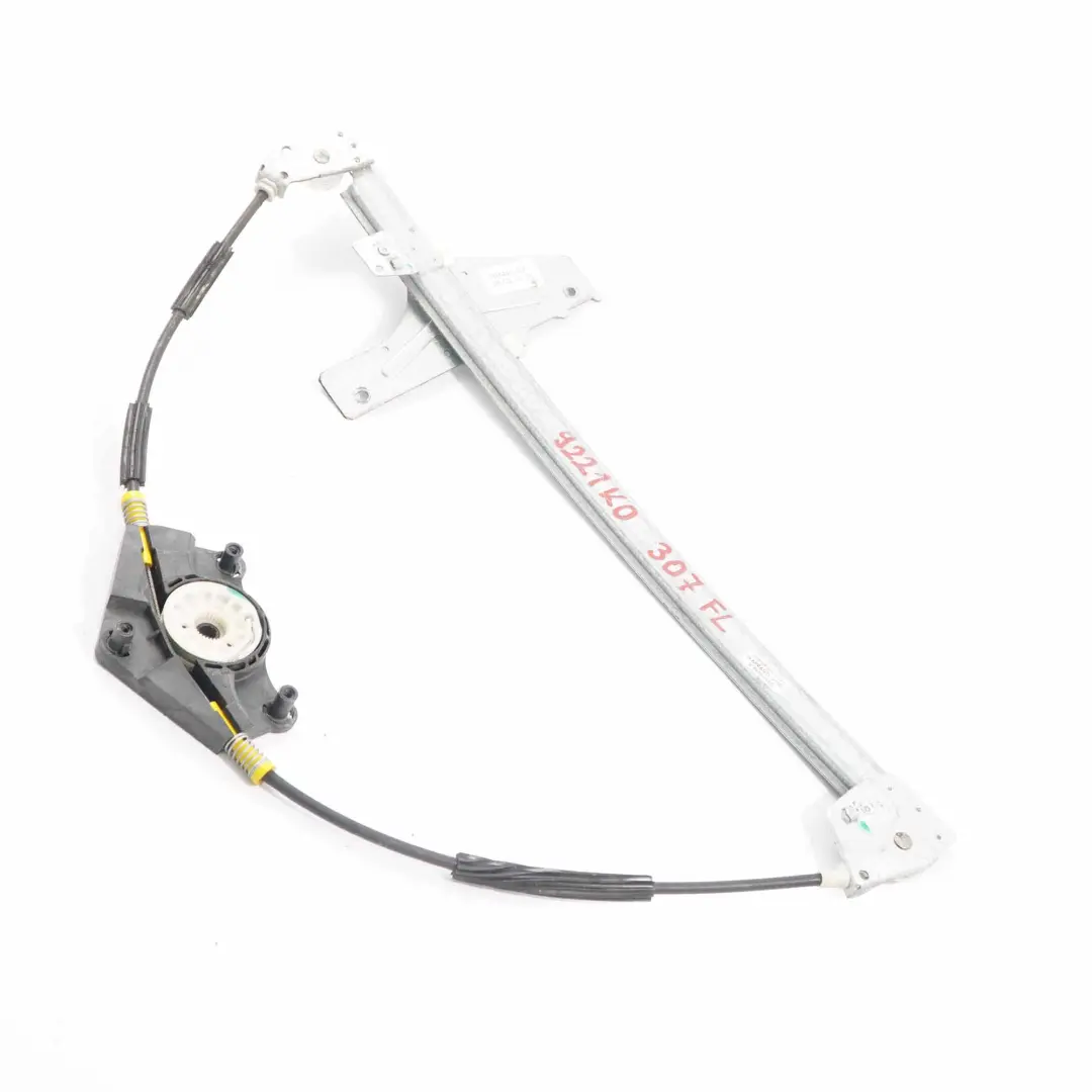 Window Lifter Front Door Left N/S Regulator Mechanism to Peugeot 307 with Part number 9221K0 Peugeot 307 Window Lifter Front Door Left N/S Regulator Mechanism - SKU 9221K0 - Part number 9221K0