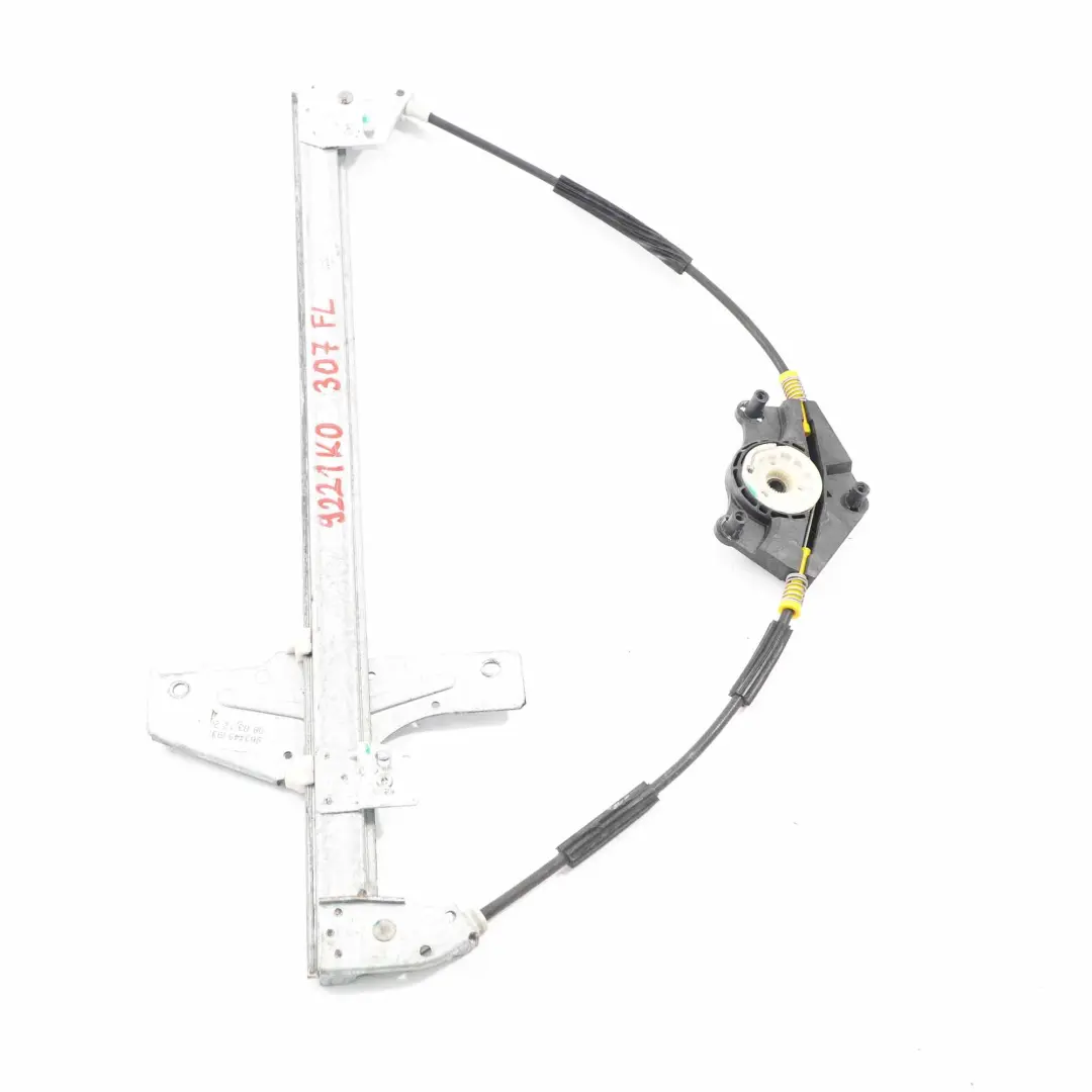 Peugeot 307 Window Lifter Front Door Left N/S Regulator Mechanism - SKU 9221K0 - Part number 9221K0