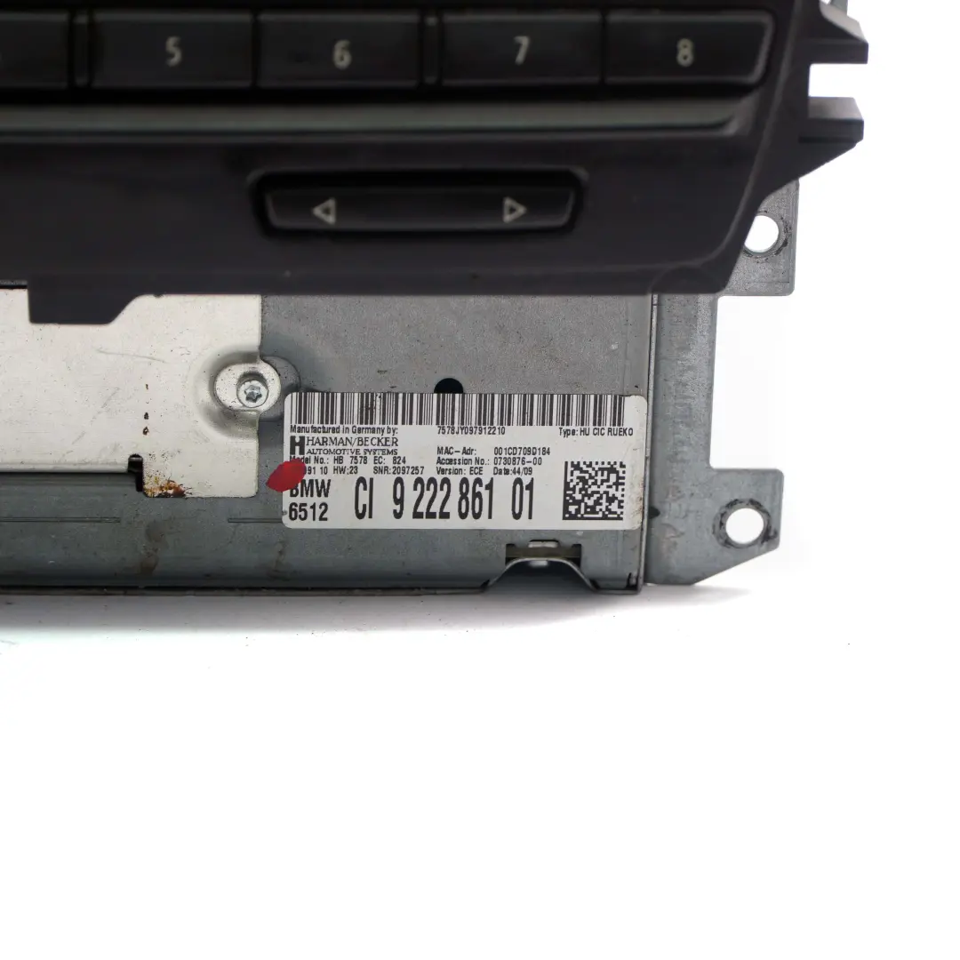 BMW 1 3 Series E87 E90 LCI CIC Sat NAV Screen Navigation Professional - SKU 9222861 - Part number 9222861