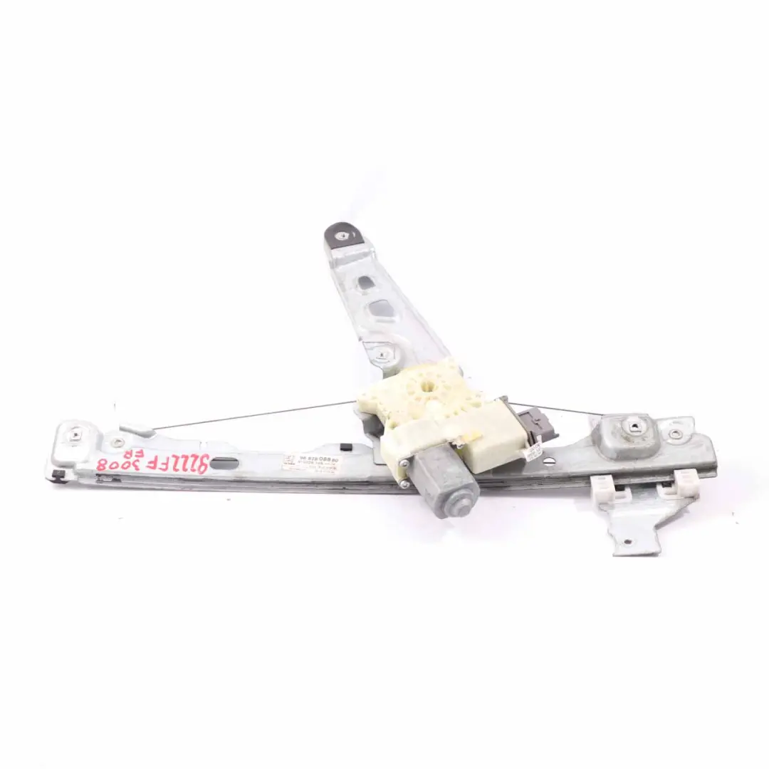 Peugeot 3008 Elevalunas Puerta Delantera Derecha Motor Regulador 9682808880 - SKU 9222FF - Número de pieza 9222FF
