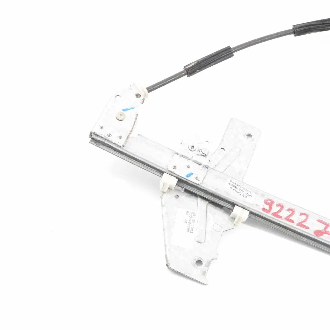 Peugeot 307 Alzacristalli Porta Anteriore Destra Regolatore Meccanismo - SKU 9222J9 - Numero di parte 9222J9