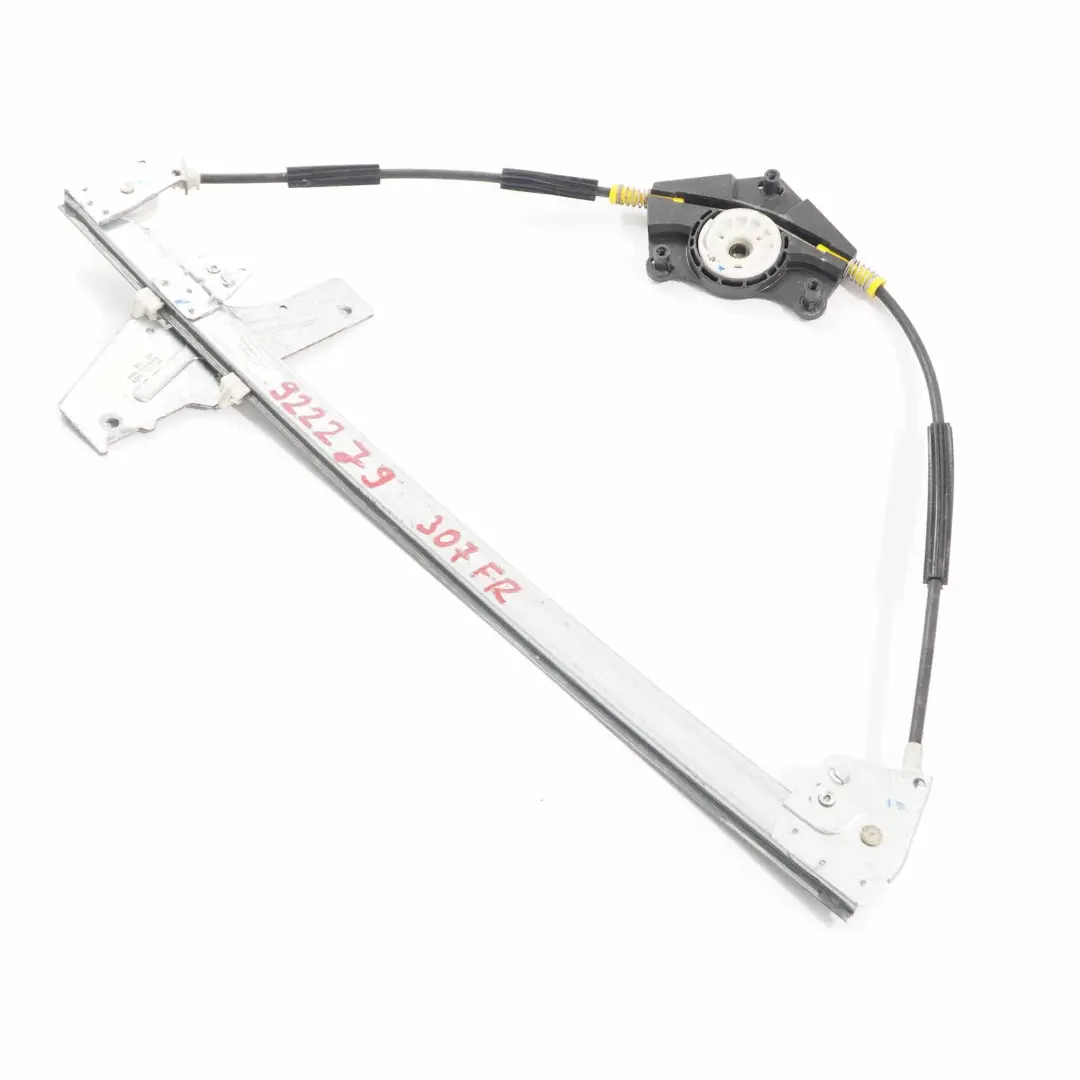Peugeot 307 Alzacristalli Porta Anteriore Destra Regolatore Meccanismo - SKU 9222J9 - Numero di parte 9222J9