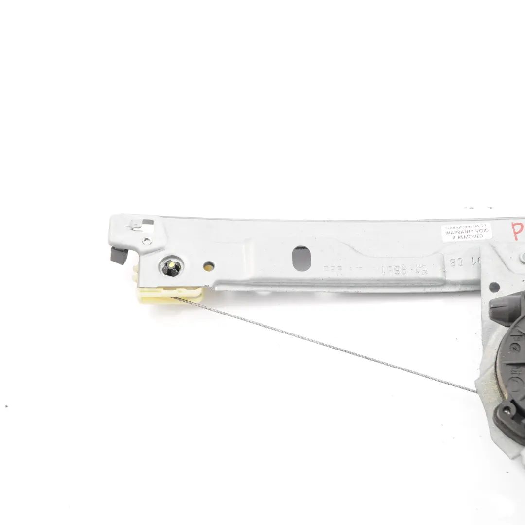 Peugeot 207 Alzacristalli Porta Anteriore Destra Regolatore Motore - SKU 9222W8 - Numero di parte 9222W8