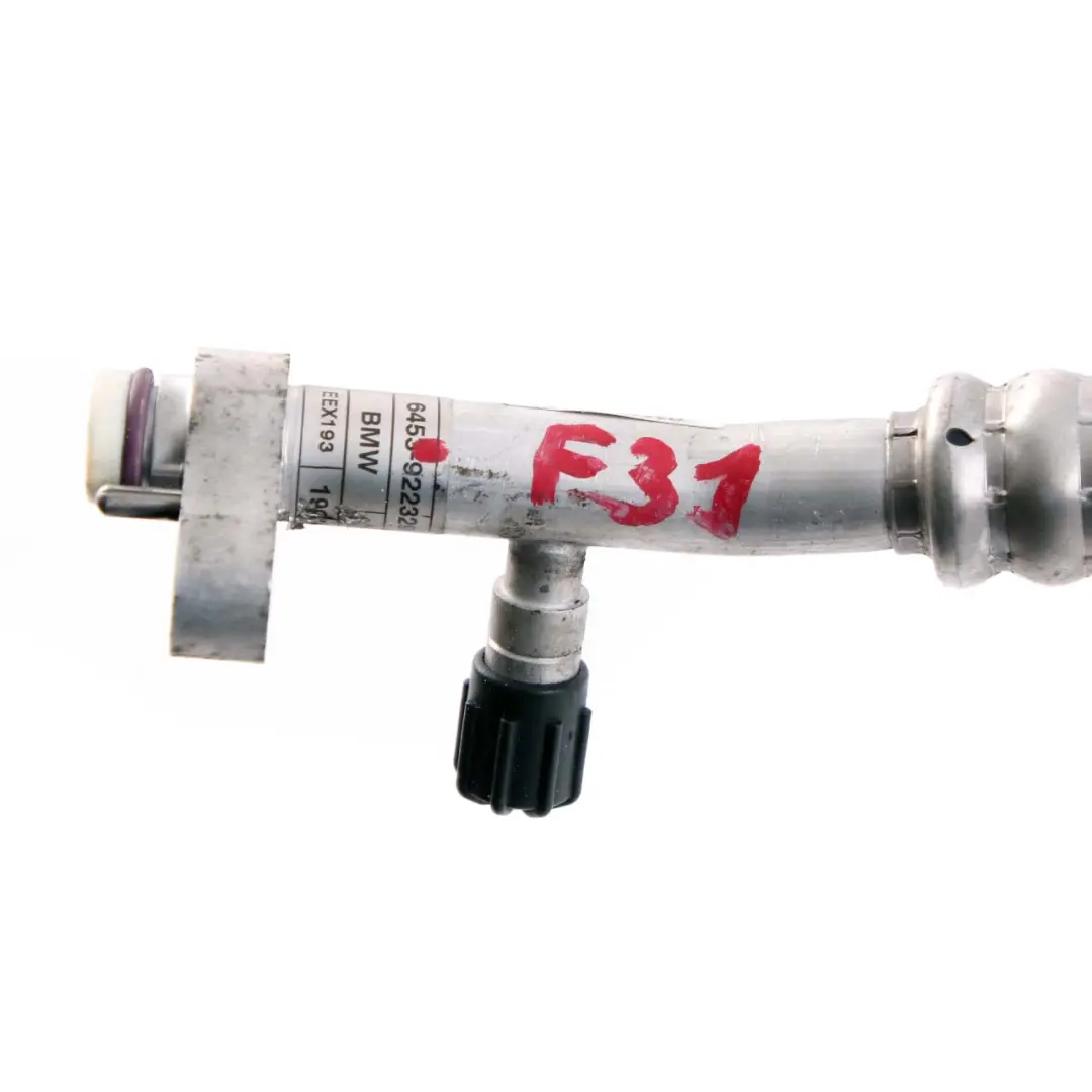 N57N Tubo Aria Aspirazione Evaporatore-Compressore R134A per BMW F30 F31 F32 con numero di parte 9223296 BMW F30 F31 F32 N57N Tubo Aria Aspirazione Evaporatore-Compressore R134A - SKU 9223296 - Numero di parte 9223296