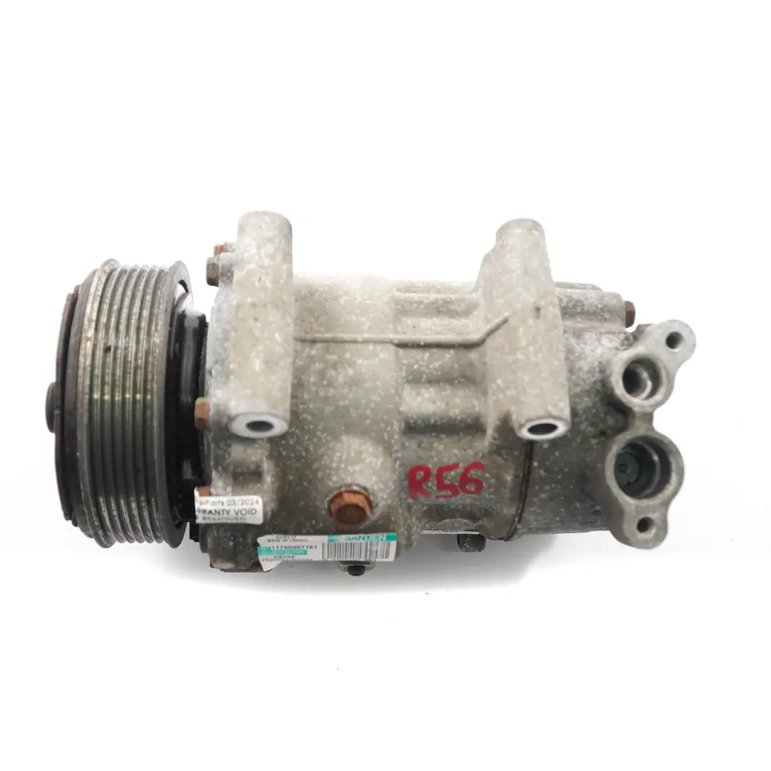 Compressor Mini R56 R55 R57 R60 Air Conditioning A/C RP Compressor to with Part number 9223392 Compressor Mini R56 R55 R57 R60 Air Conditioning A/C RP Compressor - SKU 9223392 - Part number 9223392