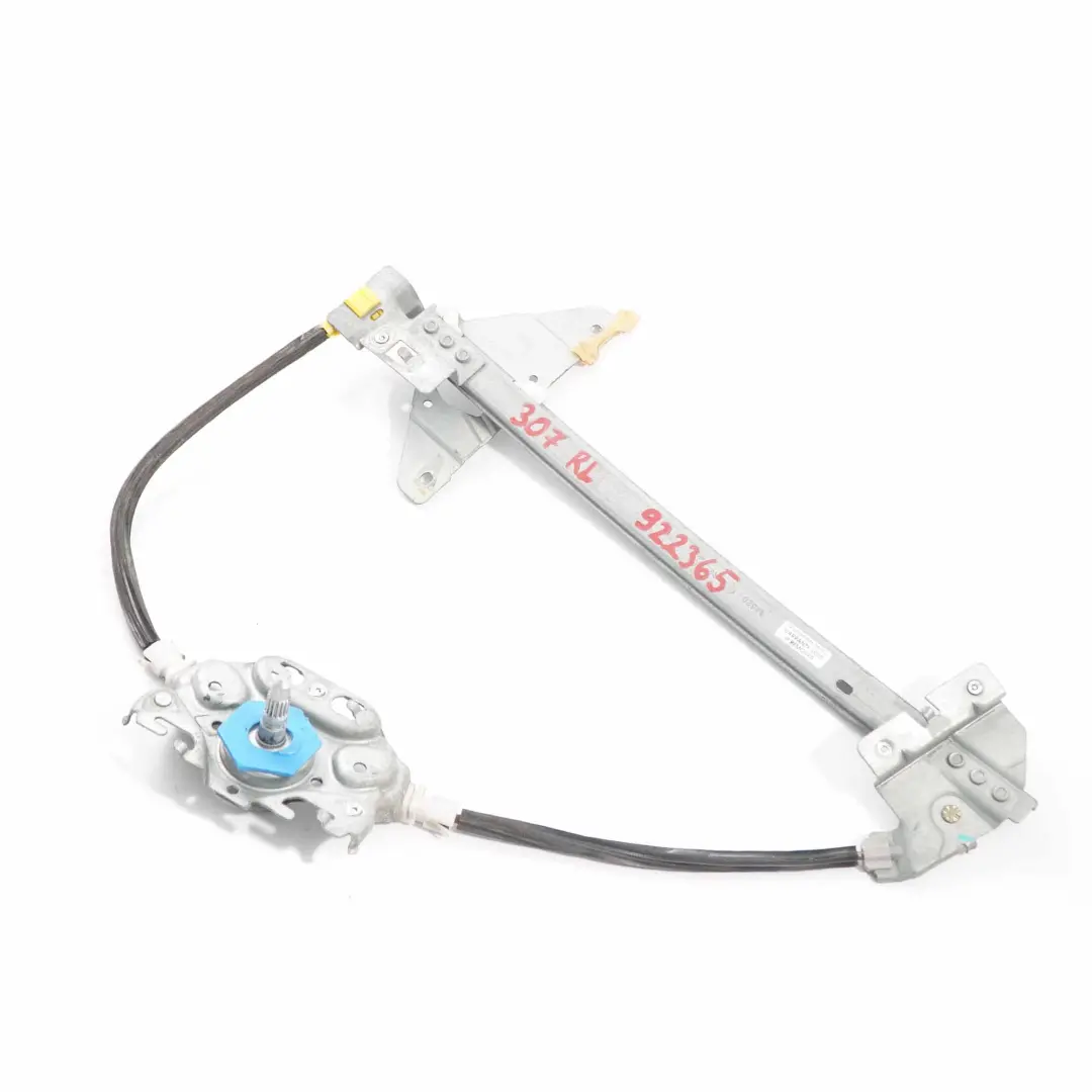 Peugeot 307 Window Lifter Rear Door Left N/S Regulator Mechanism - SKU 922365 - Part number 922365