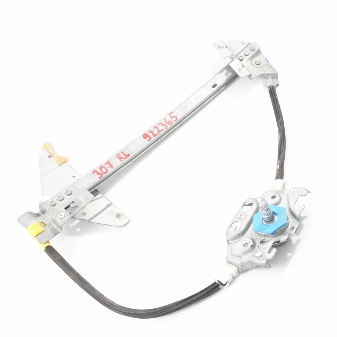 Peugeot 307 Alzacristalli Porta Posteriore Sinistra Meccanismo Regolatore - SKU 922365 - Numero di parte 922365