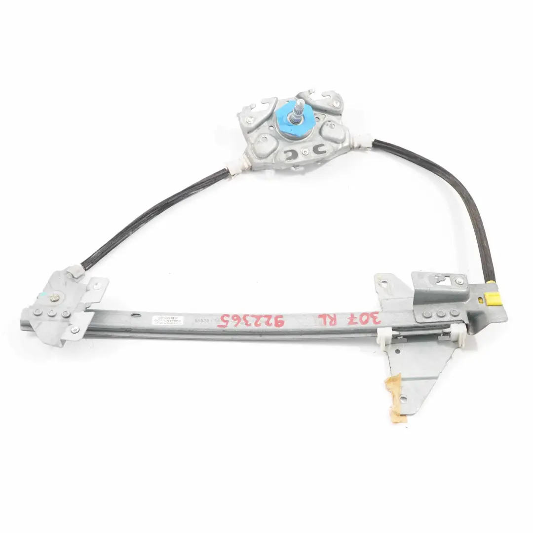 Peugeot 307 Window Lifter Rear Door Left N/S Regulator Mechanism - SKU 922365 - Part number 922365