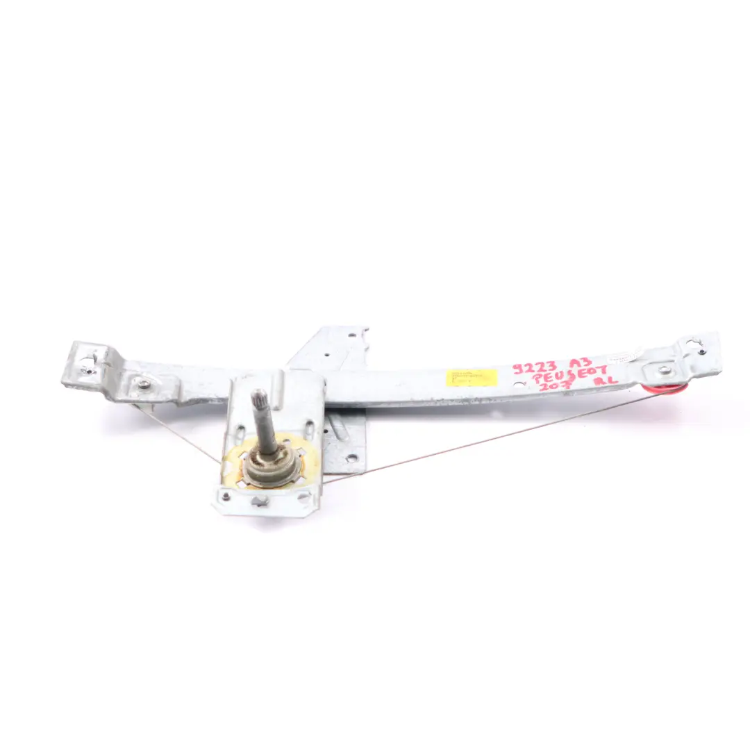 Alzacristalli Porta Posteriore Sinistra Meccanismo Regolatore per Peugeot 207 con numero di parte 9223A3 Peugeot 207 Alzacristalli Porta Posteriore Sinistra Meccanismo Regolatore - SKU 9223A3 - Numero di parte 9223A3