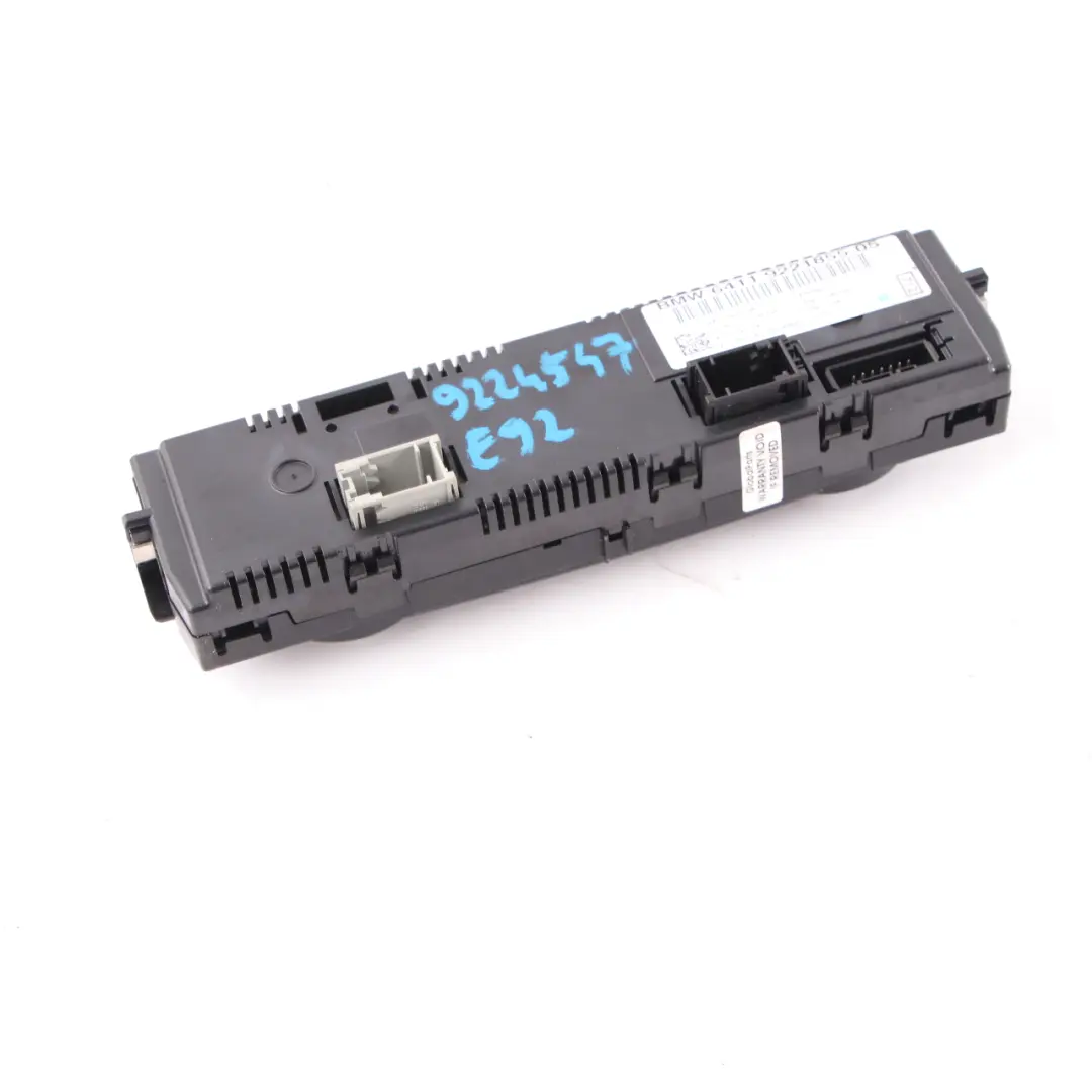 Heater Air Conditioning A/C Control Panel to BMW 3 Series E92 E93 Automatic with Part number 9224547 BMW 3 Series E92 E93 Automatic Heater Air Conditioning A/C Control Panel - SKU 9224547 - Part number 9224547