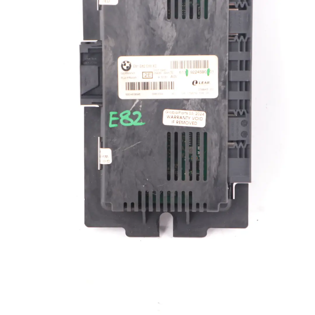 BMW E82 Footwell Light Control Unit Module ECU FRM3R PL2 Lear - SKU 9224590 - Part number 9224590