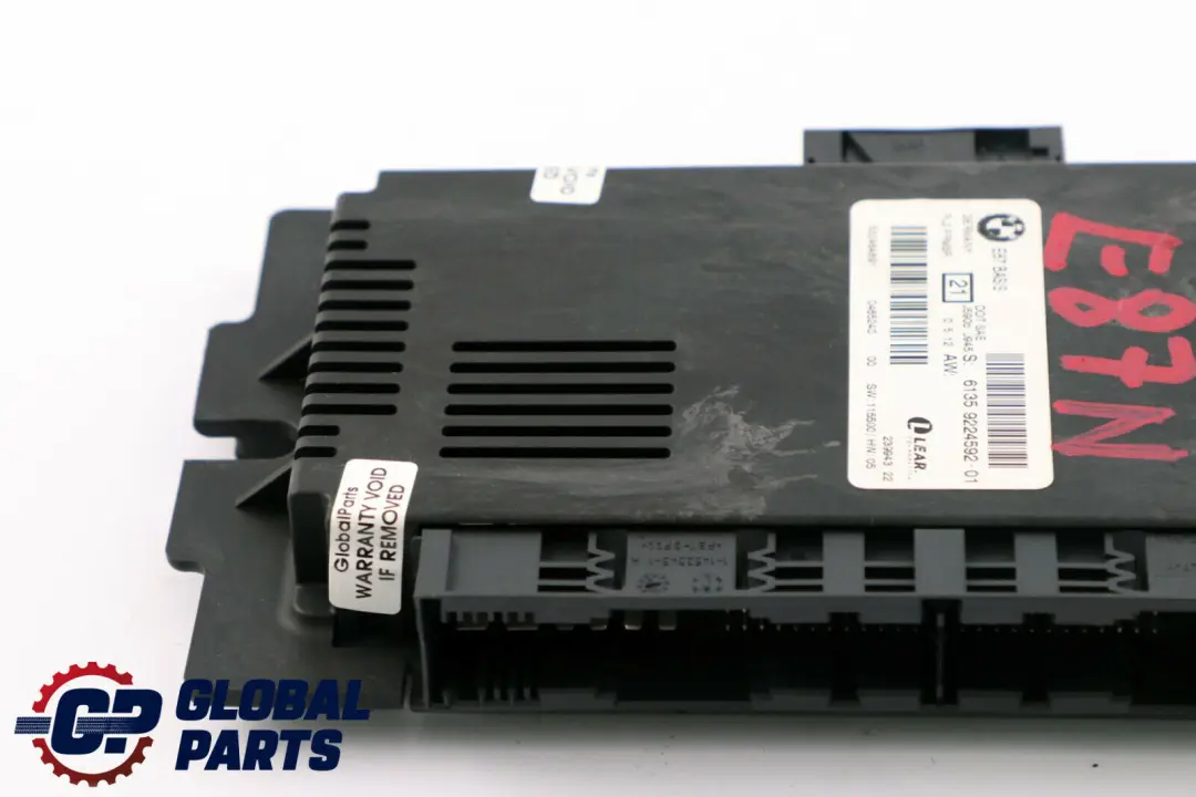 BMW E87 LCI Module de Plancher Lumiere Appareil Commande PL2 FRM3R - SKU 9224592-1 - Numéro de pièce 9224592
