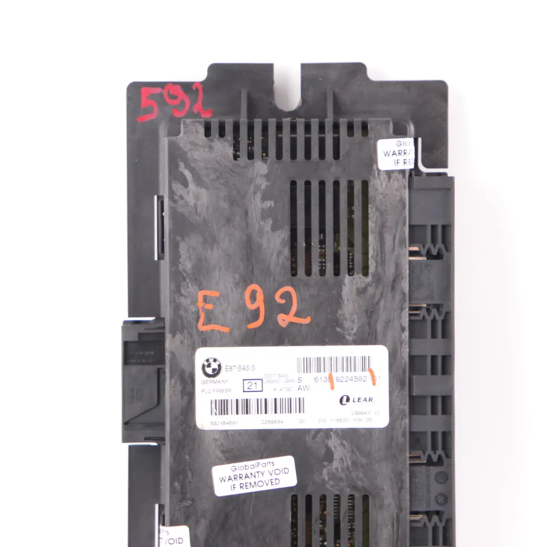 BMW E92 Footwell Light Module Control Unit ECU PL2 FRM3R - SKU 9224592-2 - Part number 9224592