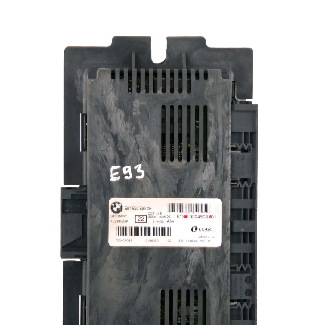 BMW 3 Series E93 Xenon Footwell Light Module Control Unit ECU PL2 FRM3R - SKU 9224593 - Part number 9224593