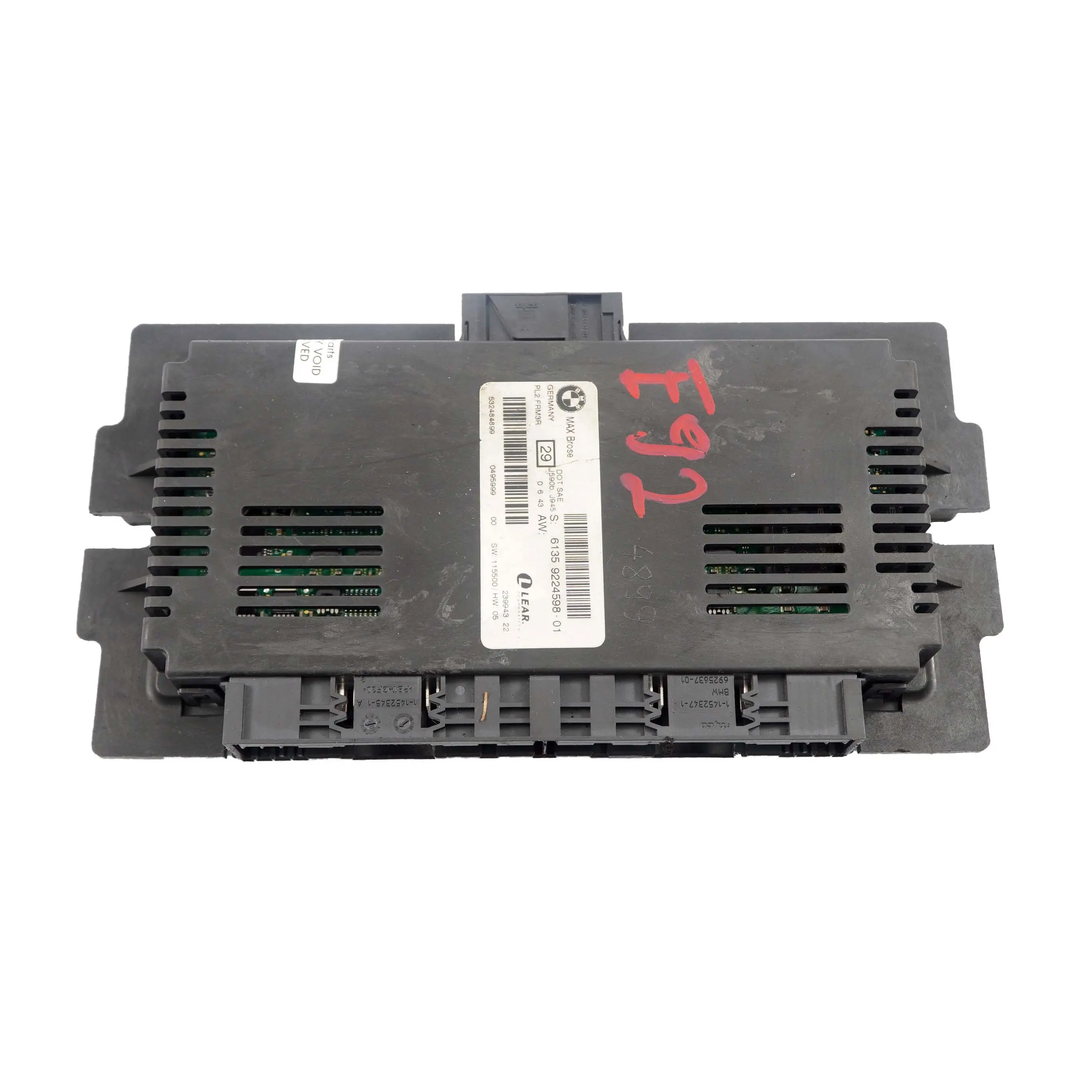 BMW 3 Series E92 Max Brose Footwell Light Module Control Unit ECU FRM3R 9224598