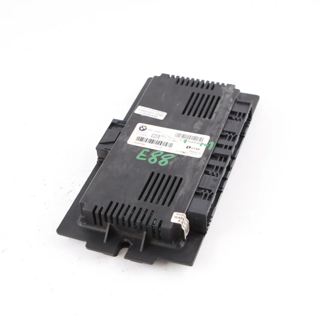 Footwell ECU Light Control Unit Module MAX Kuester FRM3R PL2 to BMW E88 with Part number 9224599 BMW E88 Footwell ECU Light Control Unit Module MAX Kuester FRM3R PL2 - SKU 9224599-1 - Part number 9224599