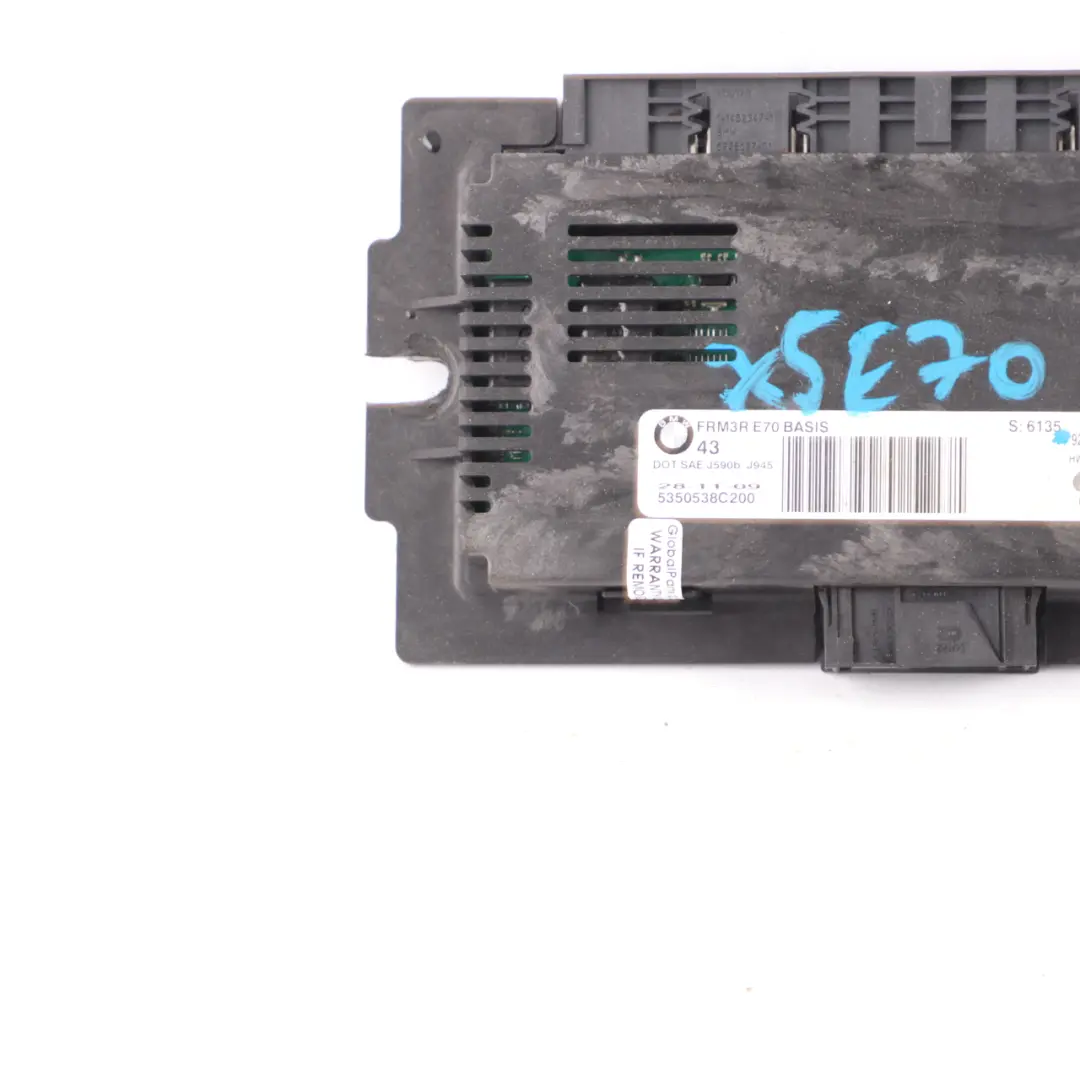 Footwell ECU Luz Unidad de Control Módulo FRM II Lear 9147387 para BMW X5 E70 con número de pieza 9224616 BMW X5 E70 Footwell ECU Luz Unidad de Control Módulo FRM II Lear 9147387 - SKU 9224616 - Número de pieza 9224616