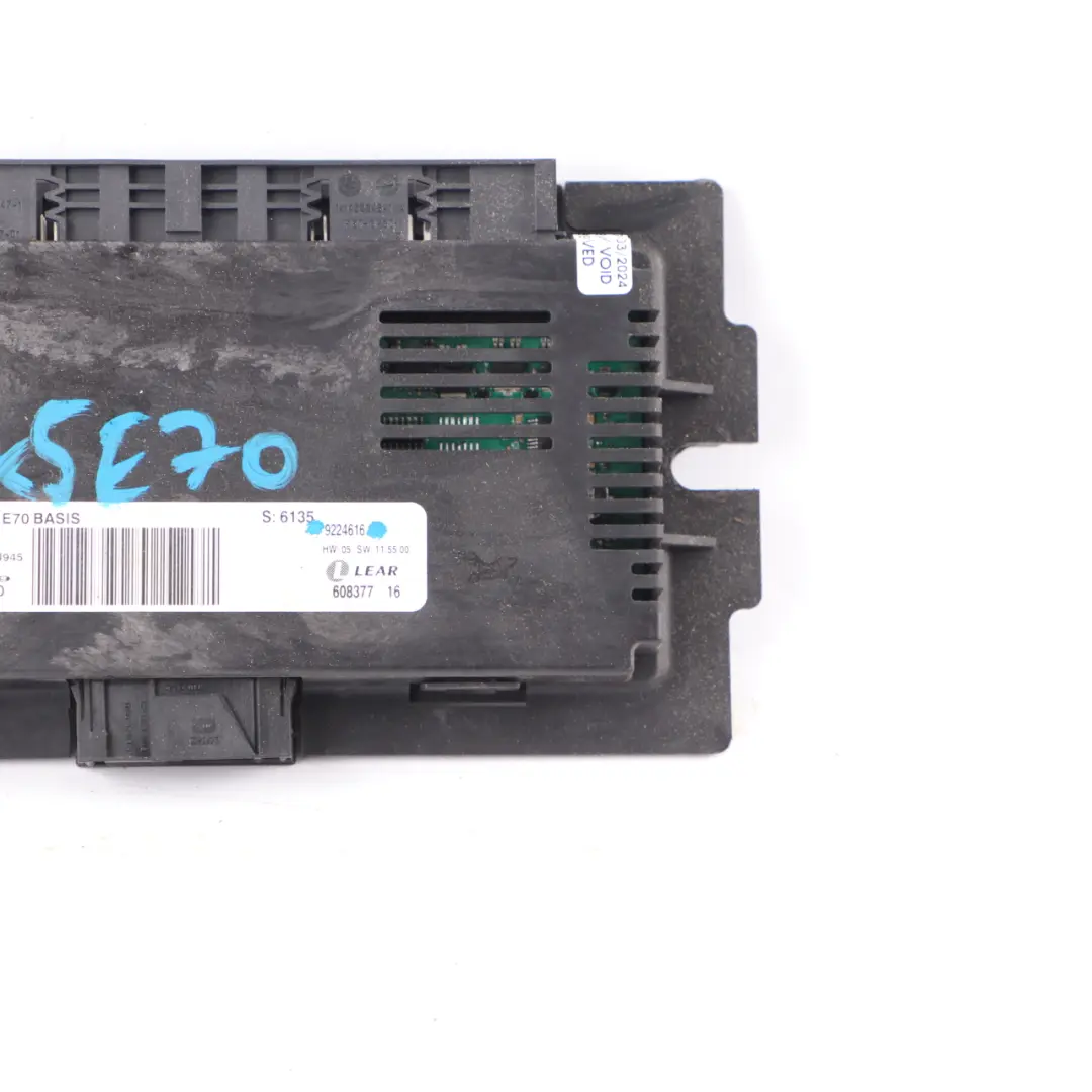BMW X5 E70 Module de contrôle de l'éclairage de l'habitacle FRM II Lear 9147387 - SKU 9224616 - Numéro de pièce 9224616