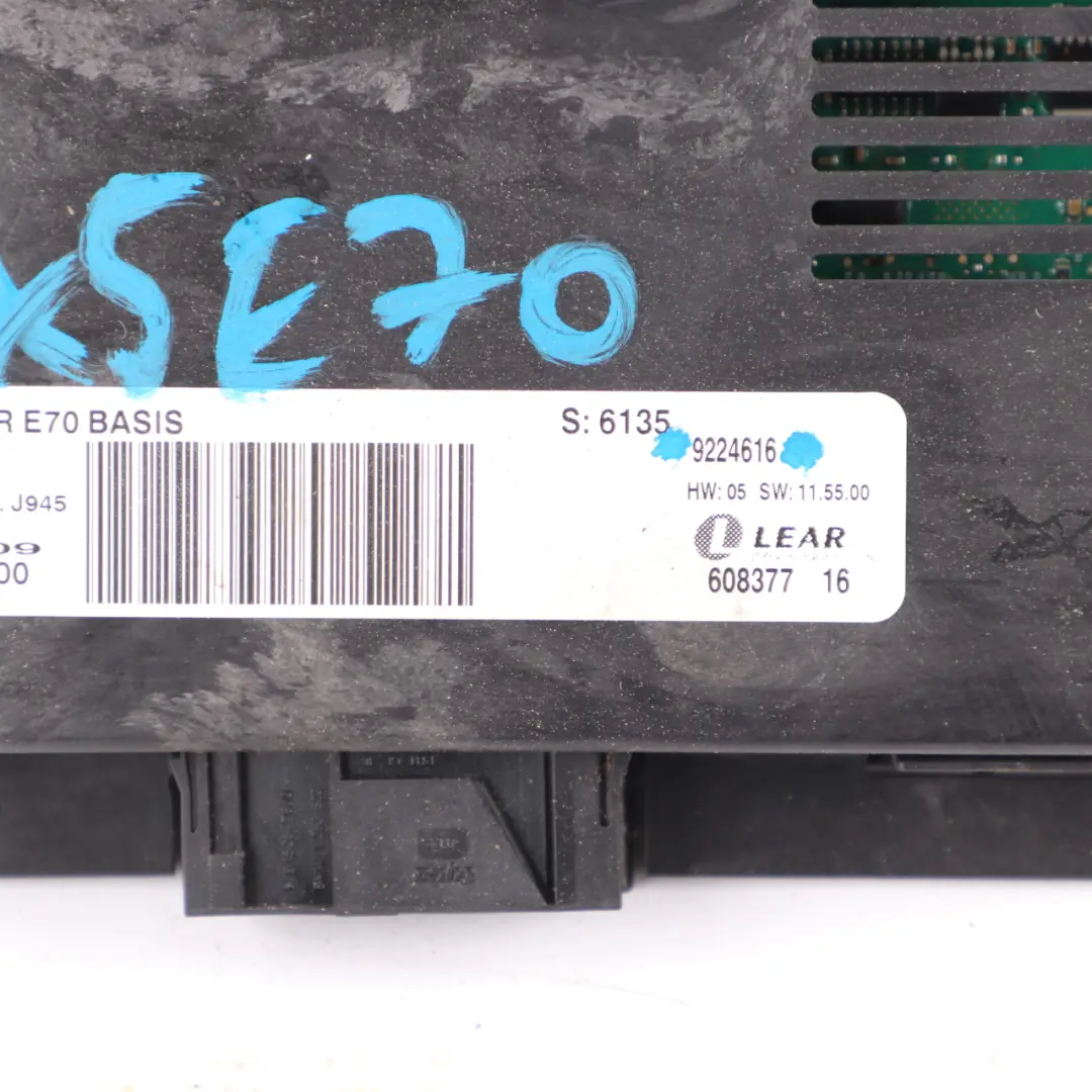 BMW X5 E70 Module de contrôle de l'éclairage de l'habitacle FRM II Lear 9147387 - SKU 9224616 - Numéro de pièce 9224616