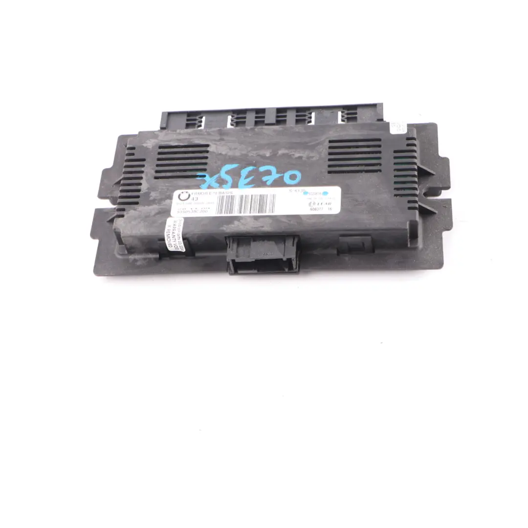 Footwell ECU Luz Unidad de Control Módulo FRM II Lear 9147387 para BMW X5 E70 con número de pieza 9224616 BMW X5 E70 Footwell ECU Luz Unidad de Control Módulo FRM II Lear 9147387 - SKU 9224616 - Número de pieza 9224616