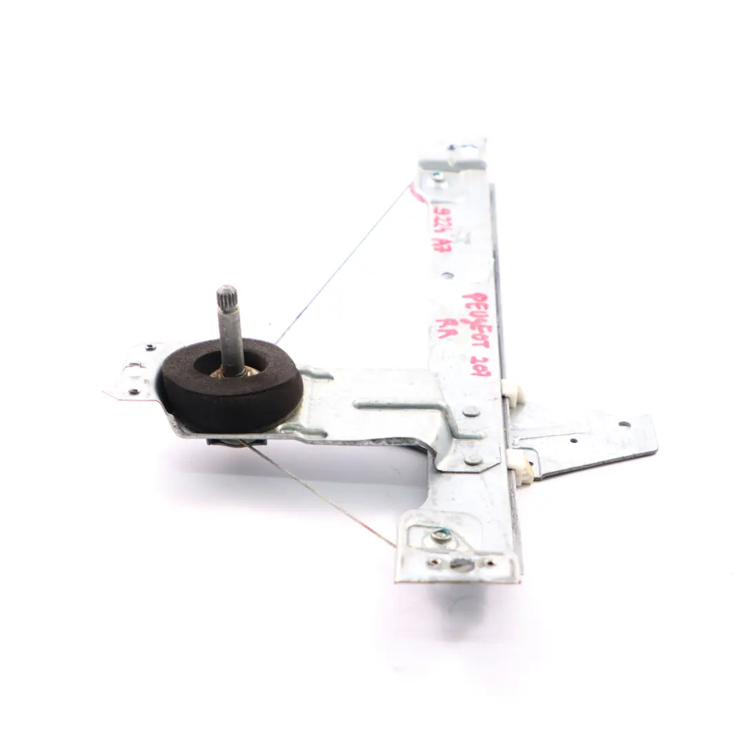 Peugeot 207 Window Lifter Rear Door Right O/S Regulator Mechanism - SKU 9224A7 - Part number 9224A7