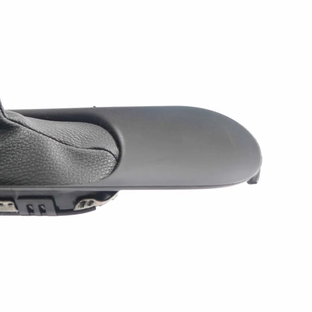 Handbrake Lever Cover Black to Mini R56 R55 R57 LCI with Part number 9225263 Mini R56 R55 R57 LCI Handbrake Lever Cover Black - SKU 9225263 - Part number 9225263