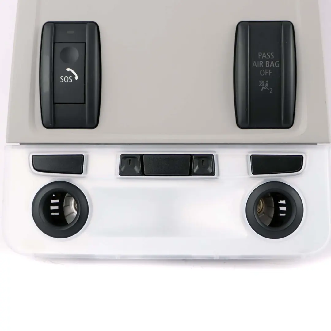Switch Unit Roof Light Control Grey to BMW X1 E90 E91 E92 LCI E84 with Part number 9225501 BMW X1 E90 E91 E92 LCI E84 Switch Unit Roof Light Control Grey - SKU 9225501 - Part number 9225501