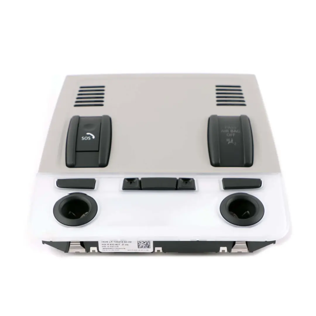 BMW X1 E90 E91 E92 LCI E84 Unidad Interruptor Control Luces Techo Gris - SKU 9225501 - Número de pieza 9225501