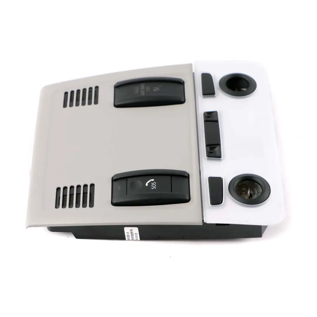 BMW X1 E90 E91 E92 LCI E84 Unidad Interruptor Control Luces Techo Gris - SKU 9225501 - Número de pieza 9225501